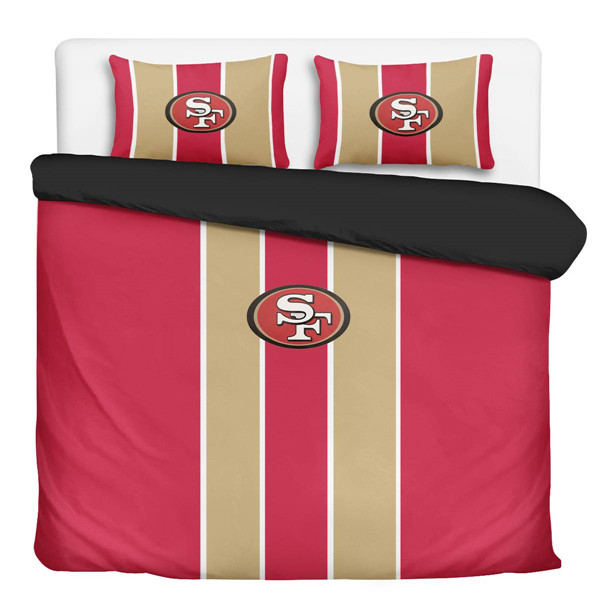San Francisco 49ers 3-Pieces Full Bedding 001